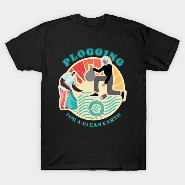 Plogging for a cleaner Earth T-Shirt by Turtokart